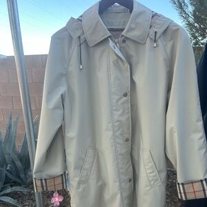 Burberry rain coat
